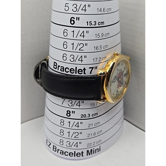 Rare Vintage Disney Mickey Inc 101 Dalmatians Rotating Watch Gold New Battery main image 13